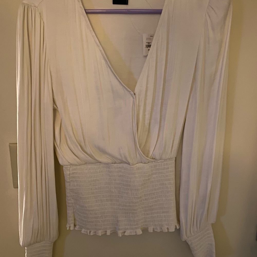 Elegant White Women's Top